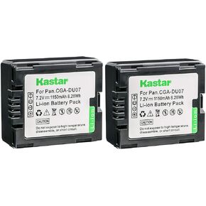 Kastar 1-Pack Battery Replacement for Panasonic VDR-D100, VDR-D105, VDR-D150, VDR-D158, VDR-D160, Panasonic CGADU06, CGRDU06, CGADU07, CGRDU07, CGADU12, CGRDU12, CGADU14, CGRDU14, CGADU21, CGRDU21 in Kuwait