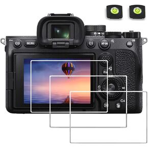 Screen Protector for Sony Alpha 7C II A7CII A6700 ZV-E1 7 IV A7 IV A7IV A7M4 A74 Camera, Anti-scratch Hard Tempered Glass Film (3+2 pack) in Saudi Arabia