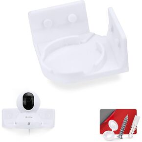 Corner Wall Mount for Blurams A31 2K Security Camera, Adhesive Security Camera Holder Bracket, Reduce Blind Spots & Clutter, Adhesive & Screw-in Mounting - Easy to Install (White) in Kuwait