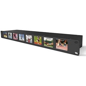 LILLIPUT RM-0208S 8×2" 1RU Rackmount Monitors with SDI Equalization and re-clocking 8×3G-SDI in & 8×3G-SDI loopout in Saudi Arabia