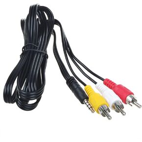 PKPOWER 5ft AV A/V TV Video Cable Cord for Canon Camcorder Vixia HF M30 HF M300 HF S11 HV40 in Kuwait
