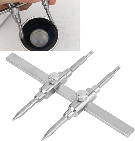 Camera Lens Spanner, Dual Tip Len Repair Wrench Stainless Steel Repairing Open Removal Tool Set DSLR Disassemble Maintenance Film Telescope Microscope Surveying Prism Spotting Scope 0.39 to 5.12Inches in Kuwait