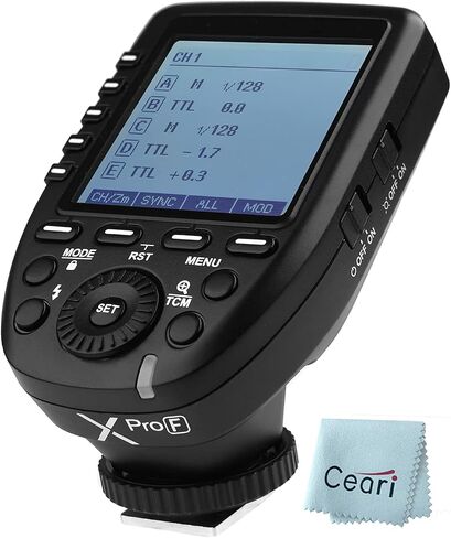 Godox Xpro-F TTL Wireless Flash Trigger 1/8000s HSS for Fujifilm GFX50S, X-Pro2, X-T20, X-T2, X-T1 Digital Camera in Saudi Arabia