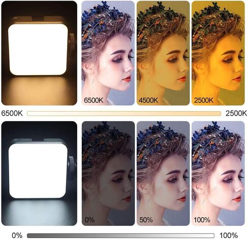 طقم إضاءة للمؤتمرات الفيديو، مصباح فيديو ليد للعمل عن بعد، إضاءة للمؤتمرات الفيديو، مكالمات التكبير، البث المباشر، ضوء فيديو قابل للتعديل مع ترقية كأس الشفط in Kuwait