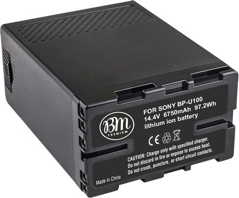 بي ام بريميوم بطارية BP-U100 متوافقة مع PXW-FS5، PXW-FS5M2، PXW-FS7، PXW-FS7M2، PXW-X160، PXW-X180، PXW-X200، PXW-Z190، PXW-Z280، PMW-100، PMW-300K1، ILME-FX6، PXW، -FX9 كام كوردرز in Saudi Arabia