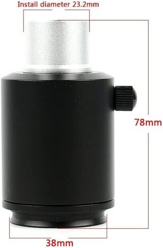 Microscope Accessories kit Slide Preparation camer 38mm CTV Stereo Microscope Camera Adapter 23.2Mm C Mount Microscope Accessories in Kuwait