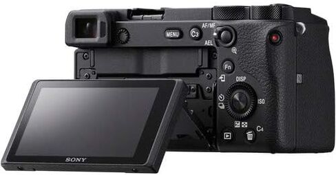 Sony Alpha a6600 Mirrorless Camera (ILCE6600/B) UHD 4K Body Kit + Extra Battery + Flash + 128GB U3 V30 Memory Accessory Bundle in Saudi Arabia