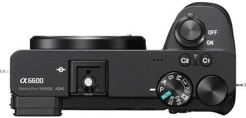Sony Alpha a6600 Mirrorless Camera (ILCE6600/B) UHD 4K Body Kit + Extra Battery + Flash + 128GB U3 V30 Memory Accessory Bundle in Saudi Arabia