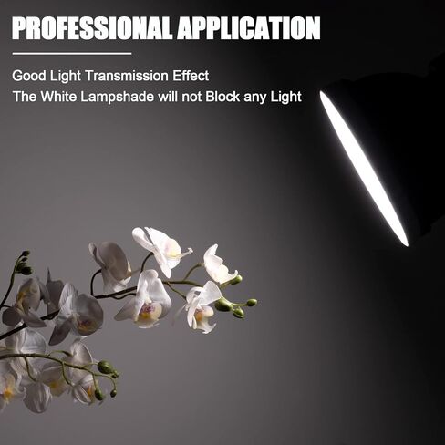 غطاء مصباح أبيض ناعم من Fotoconic Diffuser Sock لـ 7 بوصات / 18 سم، مثالي لمصباح الفيديو Strobe Flash LED [4-Pack] in Saudi Arabia