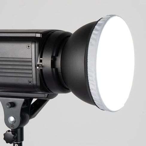غطاء مصباح أبيض ناعم من Fotoconic Diffuser Sock لـ 7 بوصات / 18 سم، مثالي لمصباح الفيديو Strobe Flash LED [4-Pack] in Saudi Arabia