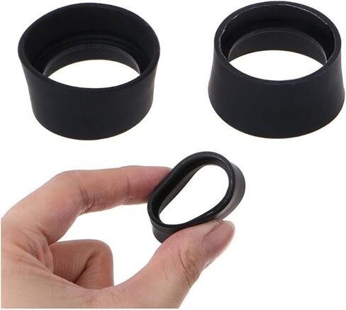 ZTBH Microscope Accessories Kit 2pcs Soft Rubber Eyepiece, 29-30mm Eyepiece Covers for Binocular Microscope Microscope Slides in Saudi Arabia