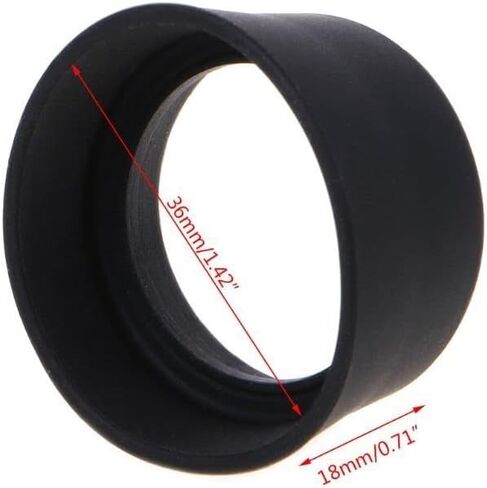 ZTBH Microscope Accessories Kit 2pcs Soft Rubber Eyepiece, 29-30mm Eyepiece Covers for Binocular Microscope Microscope Slides in Saudi Arabia