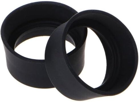 ZTBH Microscope Accessories Kit 2pcs Soft Rubber Eyepiece, 29-30mm Eyepiece Covers for Binocular Microscope Microscope Slides in Saudi Arabia
