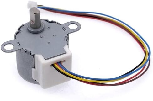 محرك متدرج تيار مستمر 24BYJ48 5V 2W محرك تروس خطوة للتدفئة يهز الرأس حامل جوّال بلاستيكي مروحة يهز رأس المحرك 6 دورة في الدقيقة - (الجهد (فولت): 12 فولت) in Kuwait