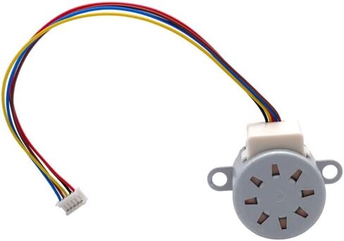محرك متدرج تيار مستمر 24BYJ48 5V 2W محرك تروس خطوة للتدفئة يهز الرأس حامل جوّال بلاستيكي مروحة يهز رأس المحرك 6 دورة في الدقيقة - (الجهد (فولت): 12 فولت) in Kuwait