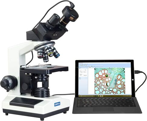 OMAX 40X-2000X Compound Binocular Biological Microscope with 9.0MP USB Digital Camera in Kuwait