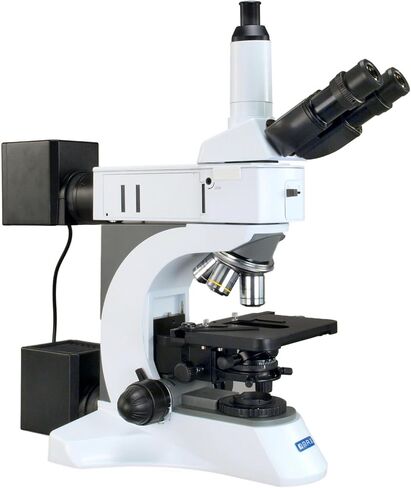 OMAX 50X-1500X Advanced Infinity Trinocular Metallurgical Microscope with 100X Dry Objective and Kohler Transmitted and EPI Reflected Illumination in Saudi Arabia