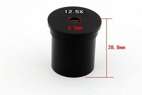 مجموعة ملحقات المجهر ZTBH 5X 10X 12.5X 16X عدسة بصرية للمجهر البيولوجي، حجم شرائح المجهر 23.2 مم (اللون: قطعة واحدة H16X) in Kuwait