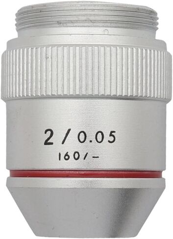Microscope Accessories Kit 1PC 195 1X/2X Low Magnification Infinity Achromatic Objective Lens for RMS Thread 23.2mm Microscope Slides (Size : 1x Infinity) in Kuwait
