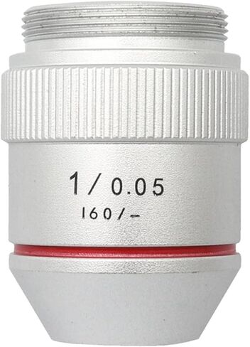 Microscope Accessories Kit 1PC 195 1X/2X Low Magnification Infinity Achromatic Objective Lens for RMS Thread 23.2mm Microscope Slides (Size : 1x Infinity) in Kuwait