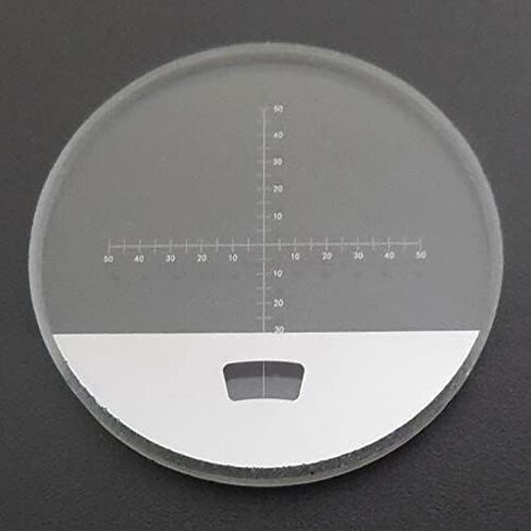 FIERRG Lab Microscope Equipment Microscope Accessory Cross Eyepiece Micrometer for Biological Microscope with Horizontal and Cross Line Diameter 22mm Microscope Accessories in Saudi Arabia