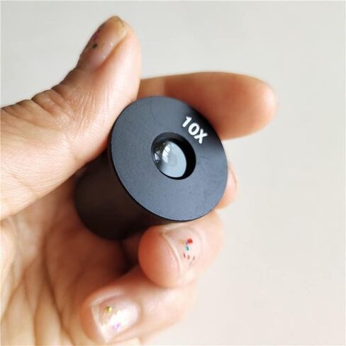 ZTBH Microscope Accessories Kit H10X Biological Microscope Optical Eyepiece Lens, with Size 23.2mm Microscope Slides (Color : Quantity 1pcs) in Saudi Arabia