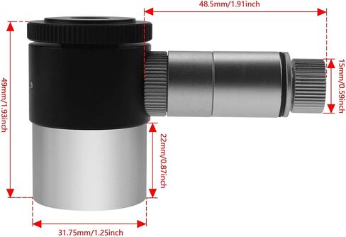 Alstar 12.5mm Illuminated Reticle Plossl Telescope Eyepiece - for Perfectly Guided astrophotos in Saudi Arabia