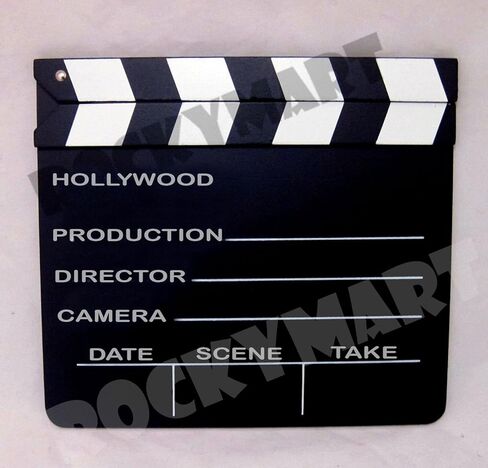 Movie Clapboard Clapper - Hollywood Director Prop 10" x 12" in Kuwait