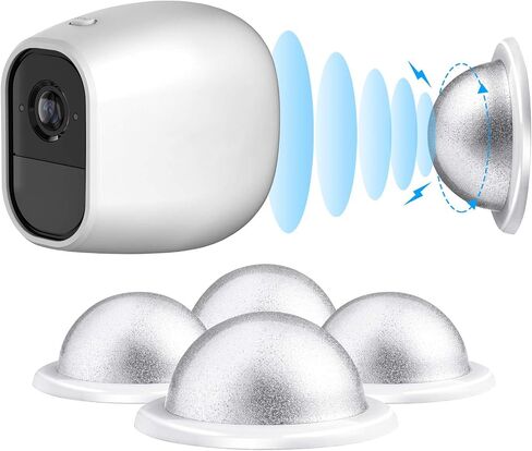 Security Wall Mount, Skylety Metal Magnetic Mount Compatible with Magnetic Arlo, Arlo Pro, Arlo Pro 2, White, Arlo Accessories (4 Pack) in Saudi Arabia