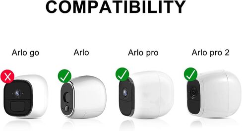 Security Wall Mount, Skylety Metal Magnetic Mount Compatible with Magnetic Arlo, Arlo Pro, Arlo Pro 2, White, Arlo Accessories (4 Pack) in Saudi Arabia