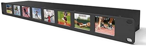 LILLIPUT RM-0208S 8×2" 1RU Rackmount Monitors with SDI Equalization and re-clocking 8×3G-SDI in & 8×3G-SDI loopout in Saudi Arabia
