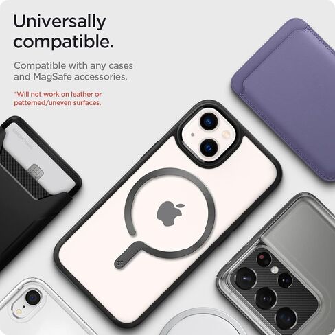 Spigen OneTap مصممة لحزمة حامل أكواب MagSafe للسيارة مع محول حلقة OneTap للتوافق الآمن مع Mag in Kuwait