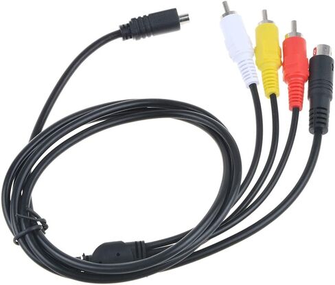 PKPOWER 5ft AV A/V TV Video Cable Cord Lead for Sony Camcorder Handycam HDR-CX700 DCR-HC40/e in Saudi Arabia