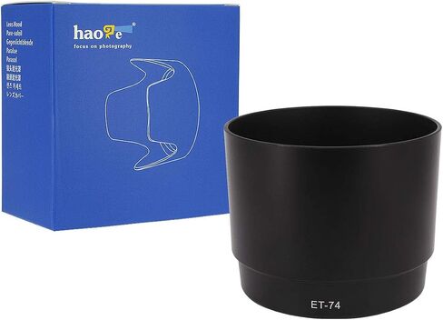 Haoge Bayonet Lens Hood Compatible with Canon EF 70-200mm f/4L USM and Canon EF 70-200mm f/4L is USM Lens Replaces Canon ET-74 in Saudi Arabia