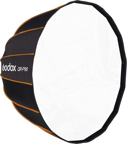 Godox QR-P70 27.6Inch Portable Fast Installation Deep Parabolic Softbox | with Front & Inner Diffuser for Godox SL-60W VL150 VL300 UL150 SL150WII SL200WII SZ150R SZ200BI (with Fabric Grid) in Saudi Arabia