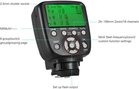 Yongnuo New YN560-TX II S Wireless Flash Trigger for Sony Cameras, Controller Trasmitter for Yongnuo YN-560III YN560 IV Flash Speedlite in Kuwait