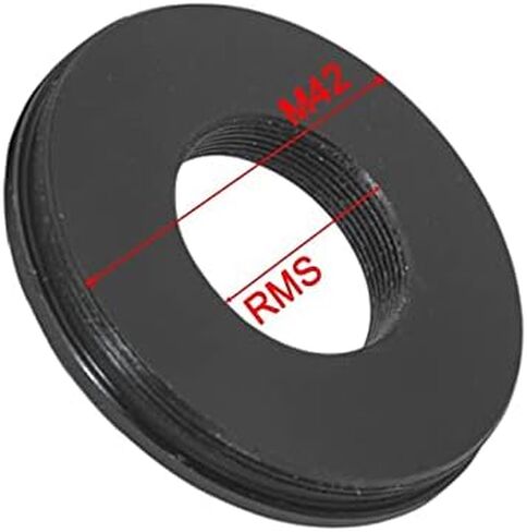Microscope Accessories Kit Microscope Objective Lens Adapter Ring C-Mount to RMS M42 to RMS Female Thread 20.2mm to Male Thread 15.2mm M25 to RMS Adaptor Microscope Slides (Color : AC-RMS-C) in Saudi Arabia