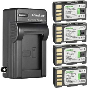 Kastar 1-Pack BN-VF808 Battery and AC Wall Charger Replacement for JVC BN-VF808 BN-VF808U BN-VF815 BN-VF815U BN-VF823 BN-VF823U BN-VF915 BN-VF915U BN-VF923 BN-VF923U Battery in Kuwait