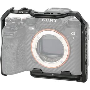 NICEYRIG Full Cage for Sony Alpha 1, A7RIV, A7SIII, A7RIII, A7III, A9, A9II - 437 in Saudi Arabia