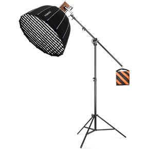 Yidoblo 350W LED Video Light with 2.4G/APP Remote Control, All Metal Bi Color COB Continuous Light with Bowens Mount12800Lux/1m 2800K-6500K CRI/TLCI97+ 8 Effects for Portrait Video Recording in Kuwait