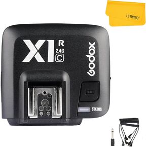 Godox X1R-C TTL Wireless Flash Trigger Receiver Compatible for Canon Cameras, 2.4G Wireless Flash Receiver, High Speed Sync 1/8000s, 5 Groups and 32 Channels(X1R-C Receiver Only) in Kuwait