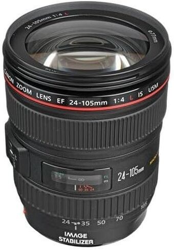Canon EF 24-105mm f/4L IS USM Zoom Lens - White Box (New) (Bulk Packaging) in Kuwait