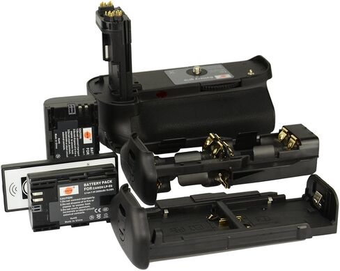DSTE Replacement for Pro IR Remote BG-E11 Vertical Battery Grip + 2X LP-E6 LP-E6N Compatible Canon EOS 5D Mark III 3 5DS 5DSR SLR Digital Camera in Saudi Arabia