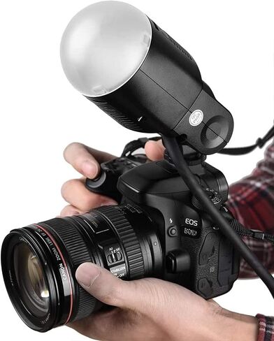 غودوكس موزع قبة AK-R11، متوافق مع سلسلة فلاش جودوكس V1 مثل V1-S / V1C / V1-N / V1-F، يستخدم مع رأس فلاش دائري جودوكس H200R متوافق مع AD200 AD200Pro in Saudi Arabia