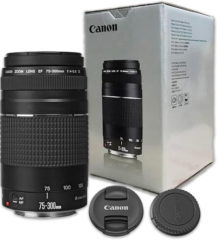 كانون عدسة تكبير مقربة EF 75-300 ملم f/4-5.6 III in Saudi Arabia