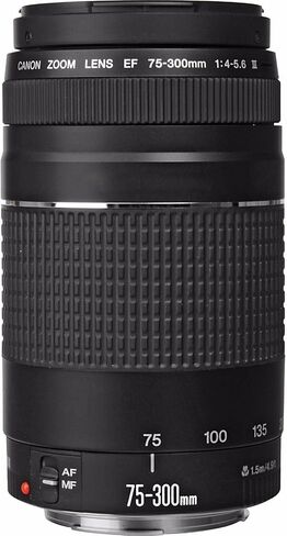 كانون عدسة تكبير مقربة EF 75-300 ملم f/4-5.6 III in Saudi Arabia