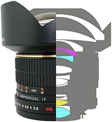 روكينون عدسة عريضة للغاية Fe14M-C 14 ملم F2.8 لكاميرا كانون in Saudi Arabia