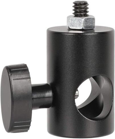 CAMVATE 16mm Light Pole Stand Head Mount with 1/4"-20 Thread Screw Adapter - 2296 in Saudi Arabia