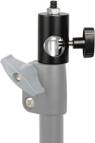 CAMVATE 16mm Light Pole Stand Head Mount with 1/4"-20 Thread Screw Adapter - 2296 in Saudi Arabia