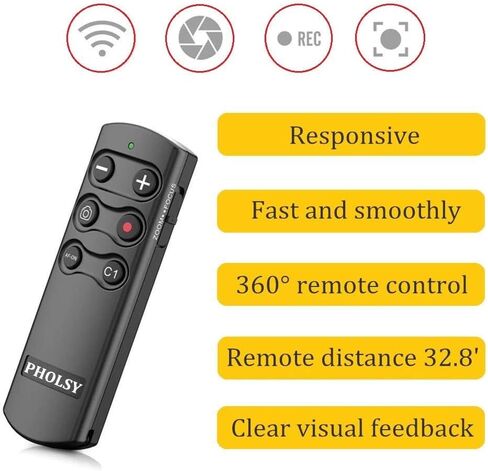 ML-L7 Bluetooth Wireless Remote Control Remote Shutter Release for Nikon | Remote Shutter for Nikon Z30, Z6 II, Z6 III, Z7 II, Z fc, Z50, Z50 II, COOLPIX B600, A1000, P1000, P950 in Saudi Arabia